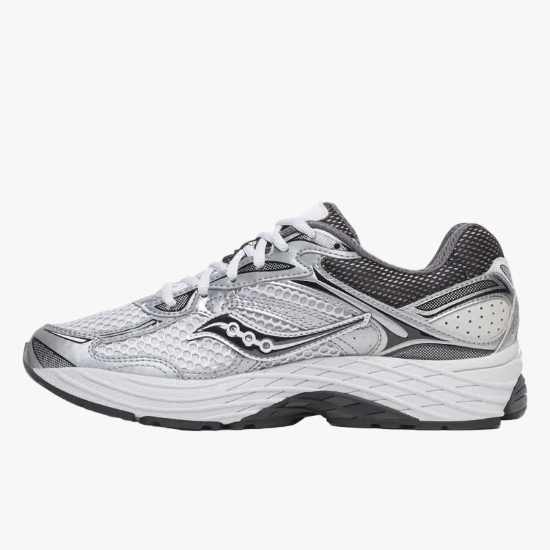 saucony progrid omni 9 microchip gris - unisexe