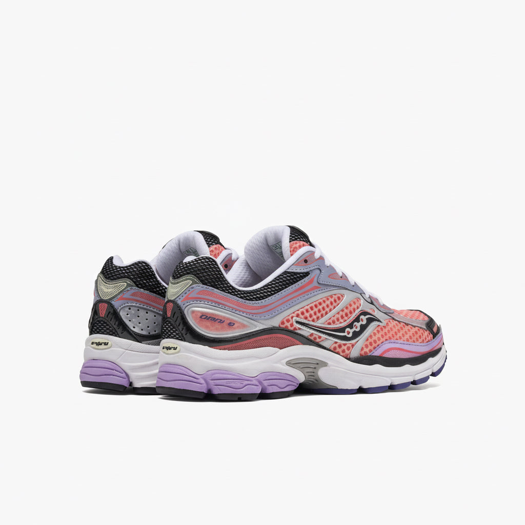 saucony progrid omni 9 pink/purple - unisexe
