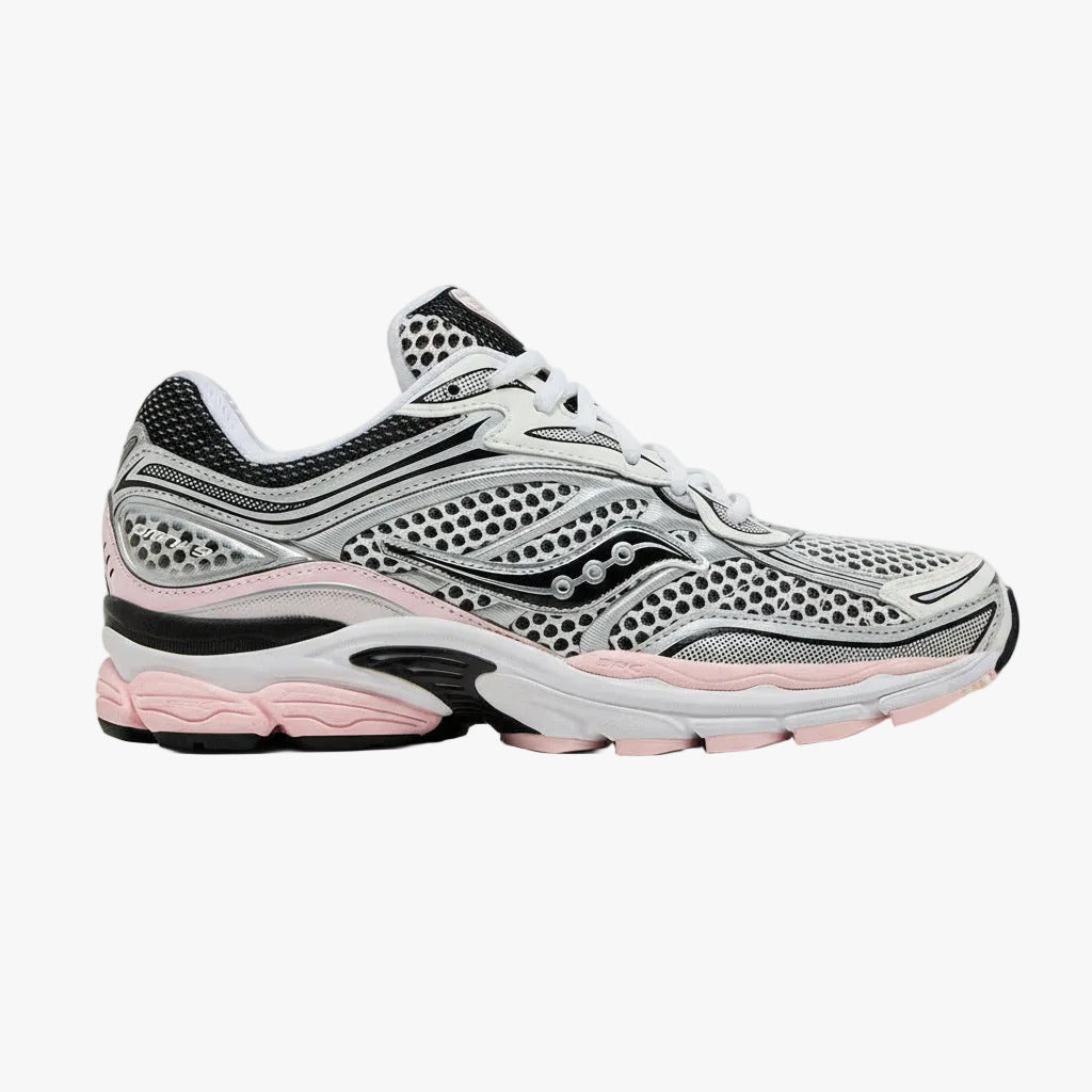 saucony progrid omni 9 silver pink - unisexe