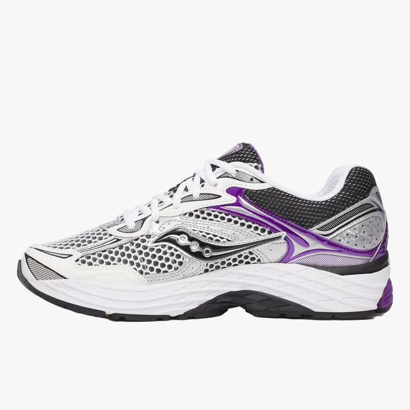saucony progrid omni 9 silver purple - unisexe