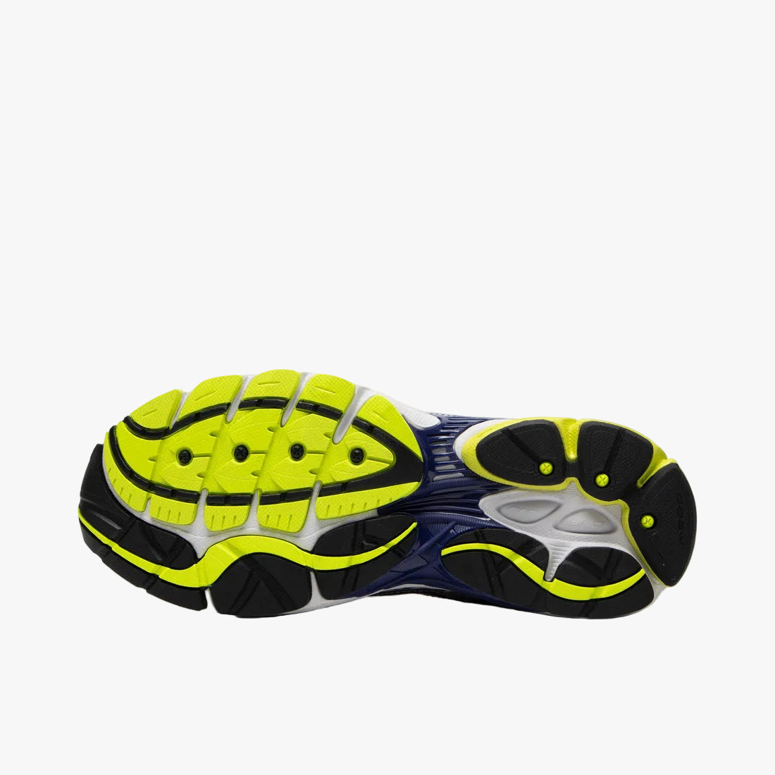 saucony progrid omni 9 argent / marine - orange - unisexe